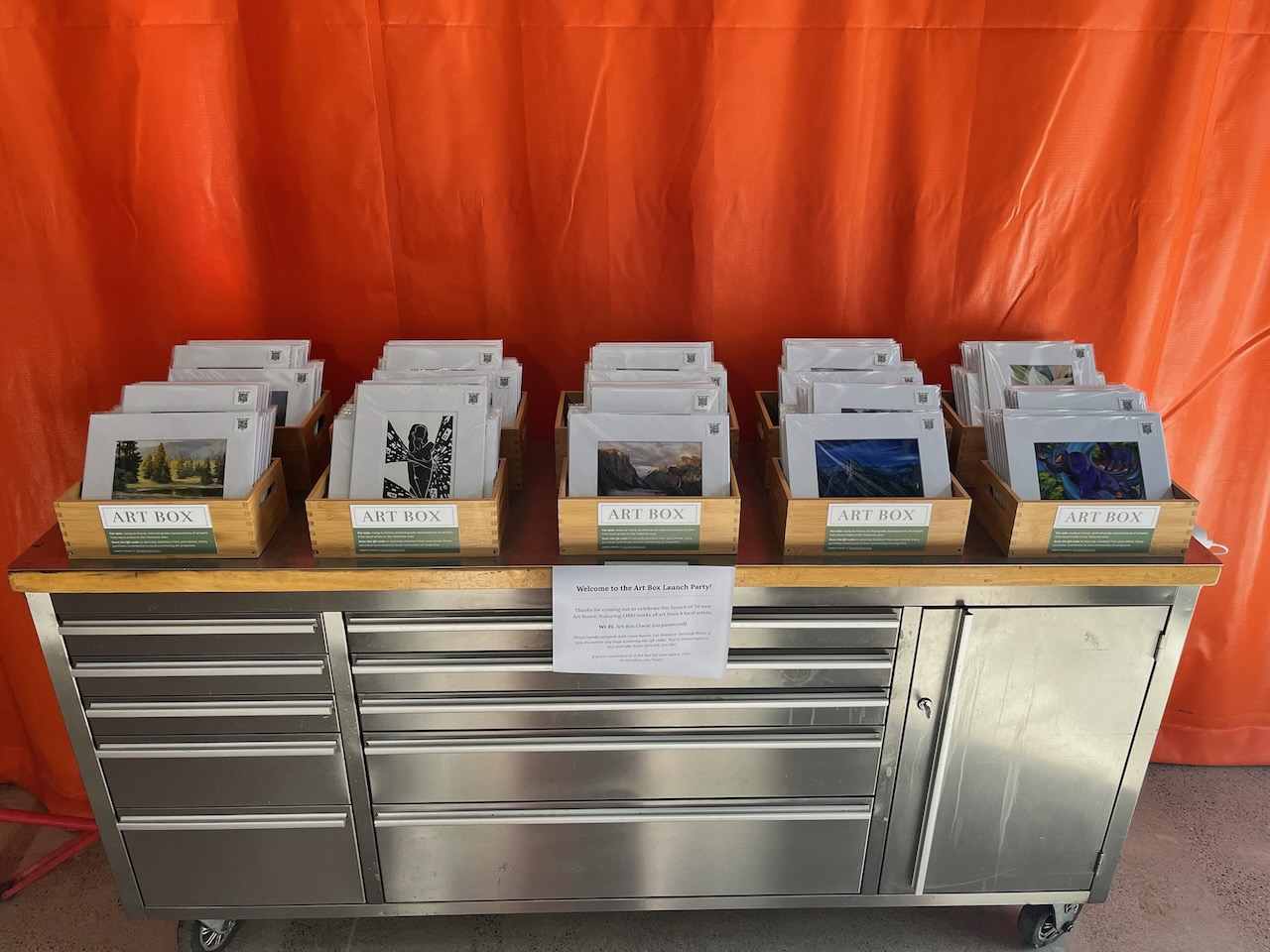 A collection of Art Boxes